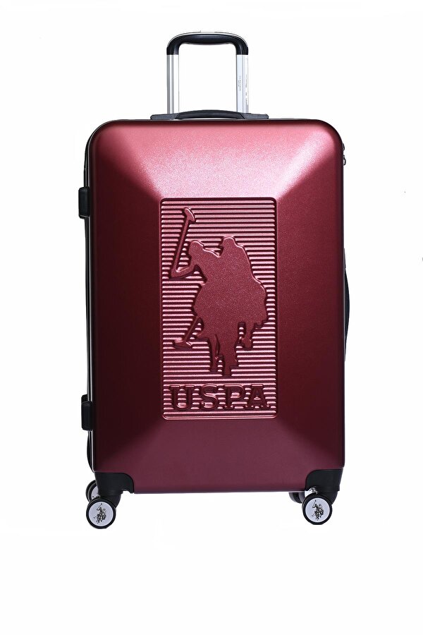 U.S. Polo Assn. PLVLZ22821A Bordo Unisex Büyük Boy Bavul