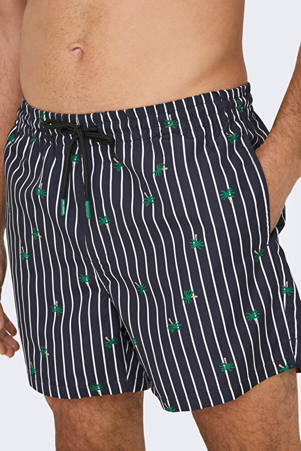 Only&Sons Only & Sons Erkek Onsted Deniz Şortu 22025380 Siyah