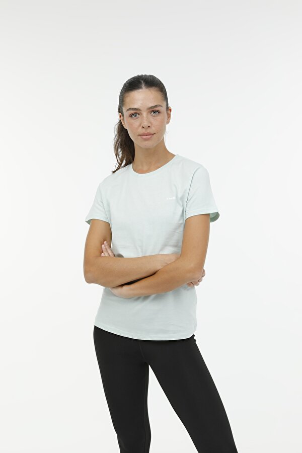 Kinetix W-SN226 BASIC C NECK T-SH L MINT Woman 054