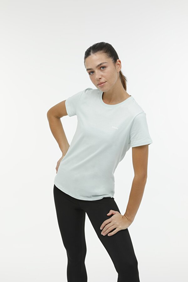 Kinetix W-SN226 BASIC C NECK T-SH L MINT Woman 054