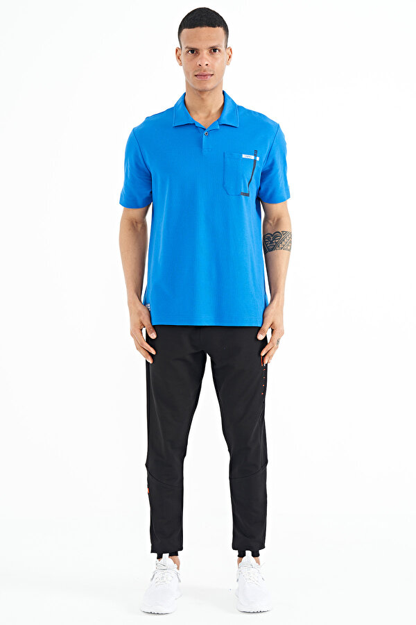 Tommy Life Siyah Yan Nakış Detaylı Standart Kalıp Erkek Jogger Eşofman Alt - 84960