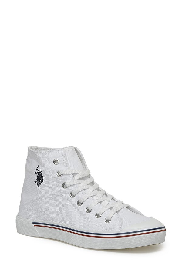 U.S. Polo Assn. PENELOPE HIGH 3FX Beyaz Erkek High Sneaker