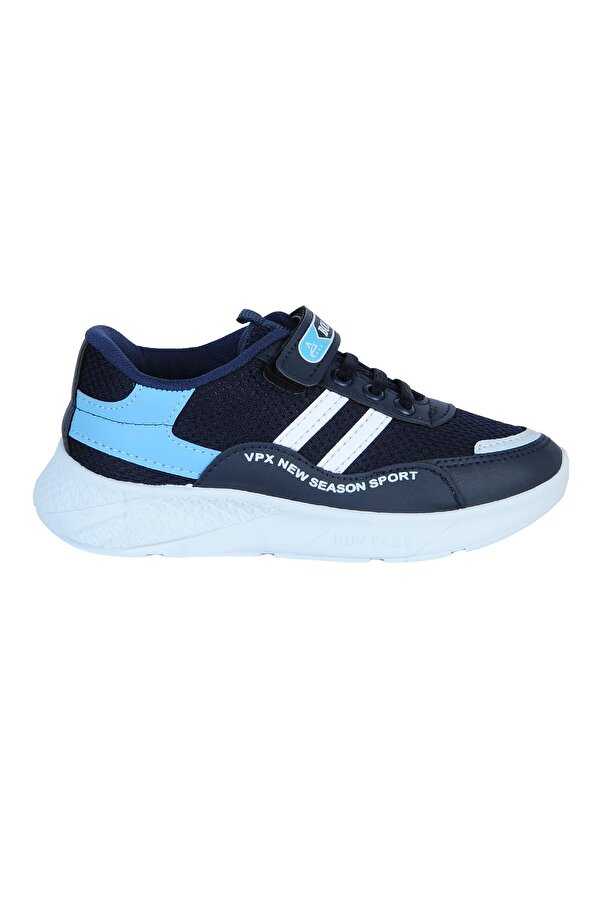 Bolimex 3520 Laci-Mavi Yazlık Cırtlı Erkek Çocuk Spor Ayakkabı PP8151