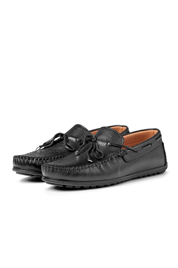 Ducavelli Borde Hakiki Deri Erkek Günlük Ayakkabı, Loafer Ayakkabı, Hafif Ayakkabı
