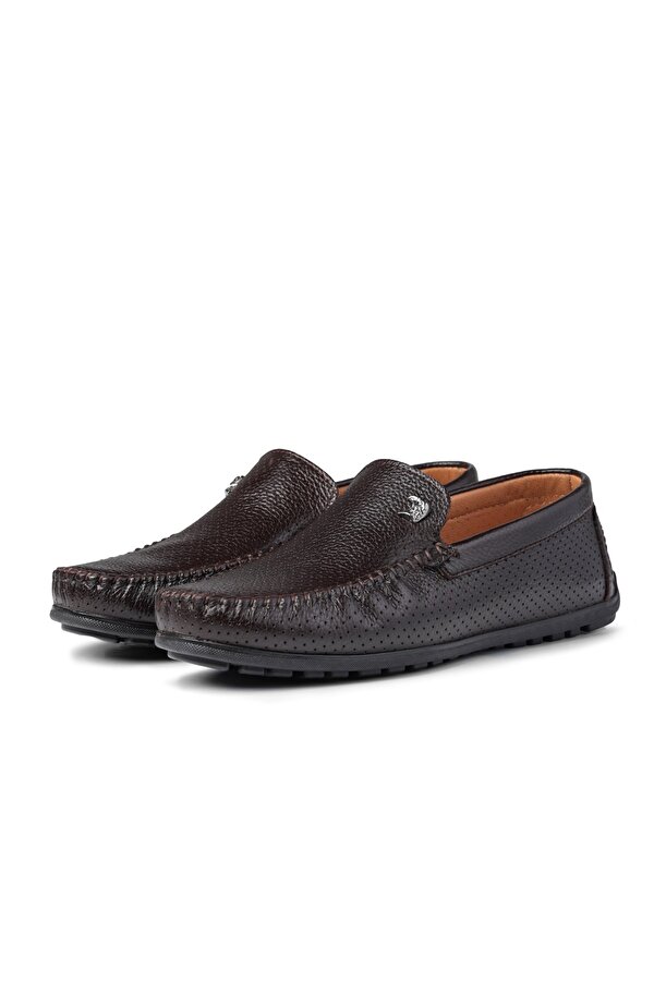 Ducavelli Fruga Hakiki Deri Erkek Günlük Ayakkabı, Loafer Ayakkabı, Hafif Ayakkabı