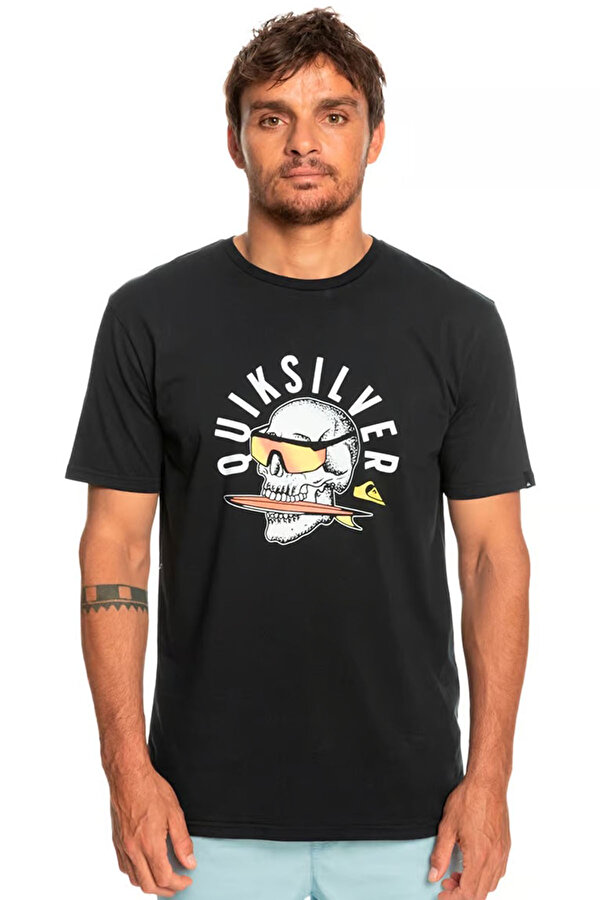 Quiksilver QSROCKINSKULL M TEES Siyah Erkek Kısa Kol T-Shirt