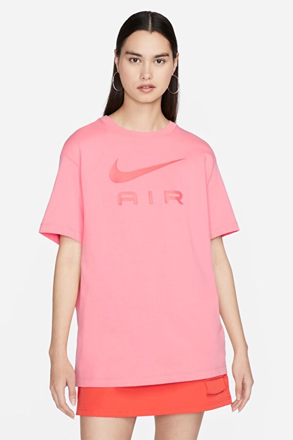 Nike W NSW TEE AIR BF Pembe Kadın Kısa Kol T-Shirt