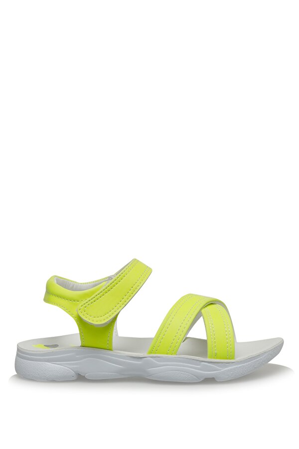 Seventeen NELLY 3FX Neon Sarı Kız Çocuk Sandalet