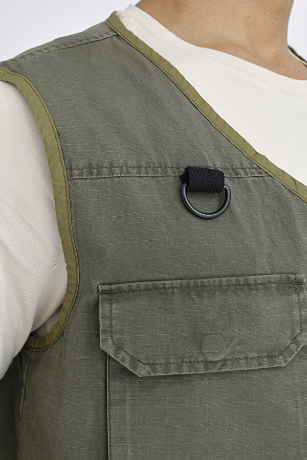 Lumberjack VEST SAFARI ARMY GREEN Man Jacket