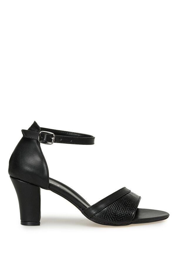 Polaris 321155.Z 3FX Siyah Kadın Topuklu Sandalet