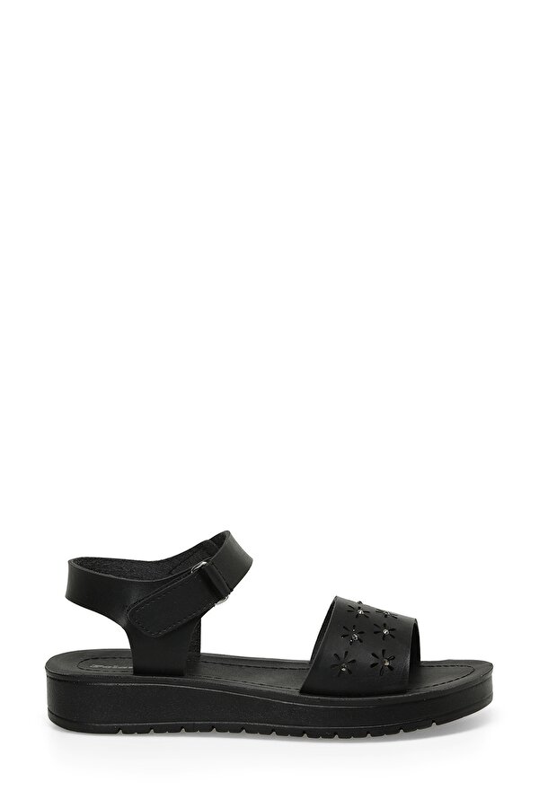 Polaris 164374.Z3FX Siyah Kadın Comfort Sandalet