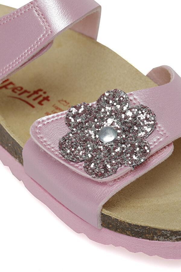 Superfit 1-000118-5500 Pembe Kız Çocuk Düz Sandalet