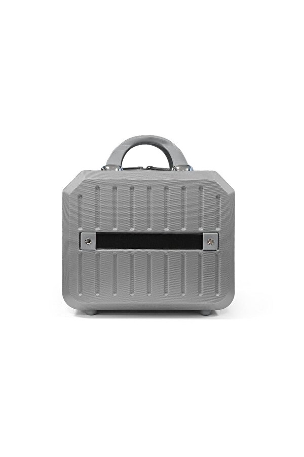 Coral High Diamond ABS Gümüş Makyaj Çantası 16619