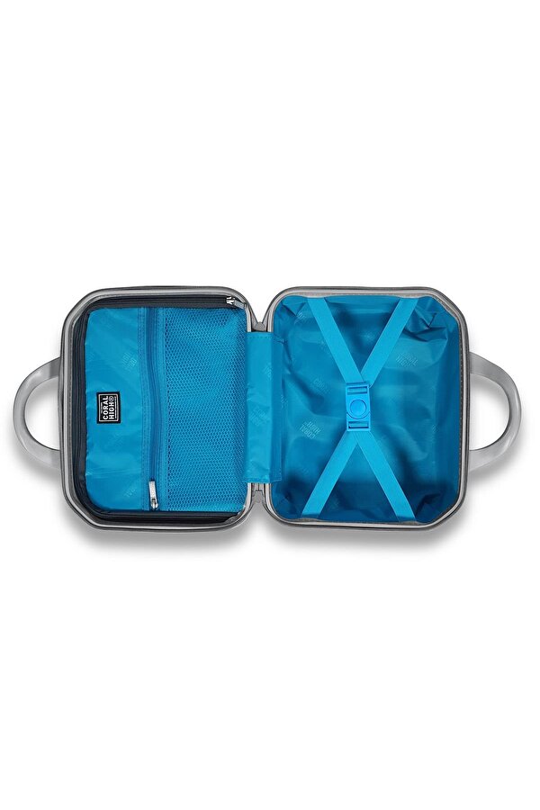 Coral High Diamond ABS Gümüş Makyaj Çantası 16619