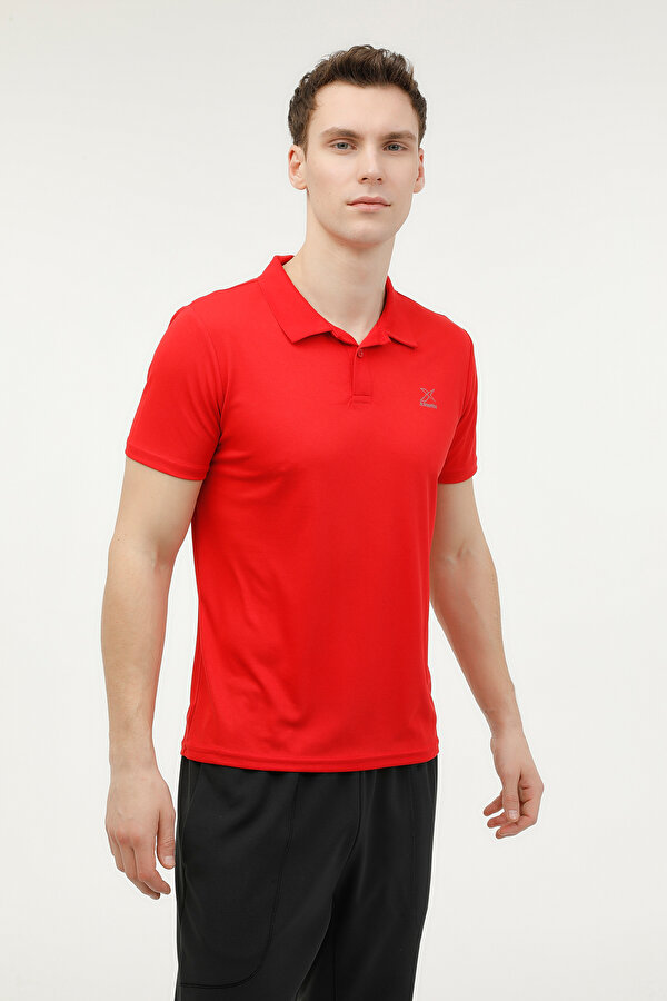 Kinetix M-SN328 PES T-SHIRT 3FX Kırmızı Erkek Kısa Kol T-Shirt