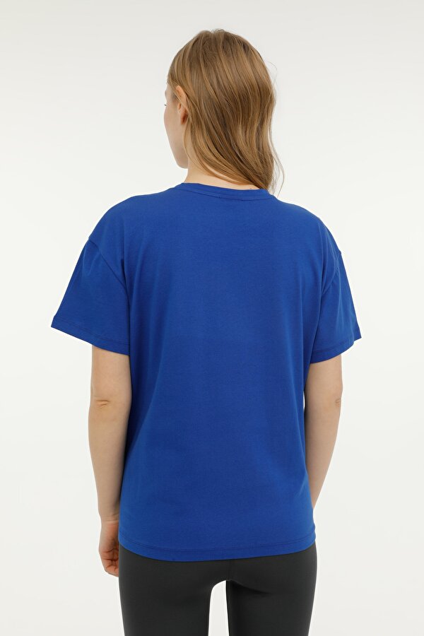 Kinetix WL BETSY 11GFK202 3FX ARUBA MAVI Kadın Kısa Kol T-Shirt