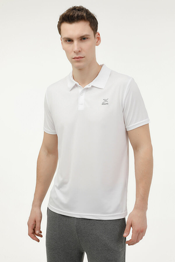 Kinetix M-SN328 PES T-SHIRT 3FX Beyaz Erkek Kısa Kol T-Shirt