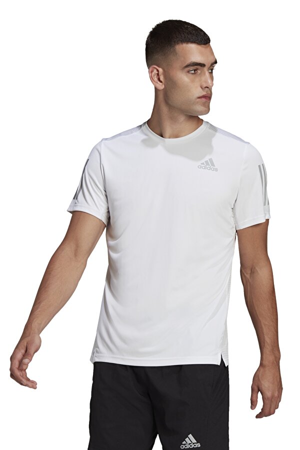 adidas OWN THE RUN TEE     WHITE Beyaz Erkek Kısa Kol T-Shirt