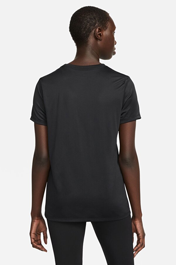 Nike W NK DF TEE RLGD LBR Siyah Kadın Kısa Kol T-Shirt