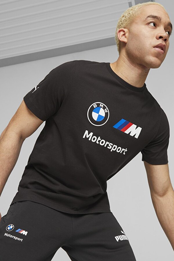 Puma BMW MMS ESS Logo Tee Siyah Erkek Kısa Kol T-Shirt