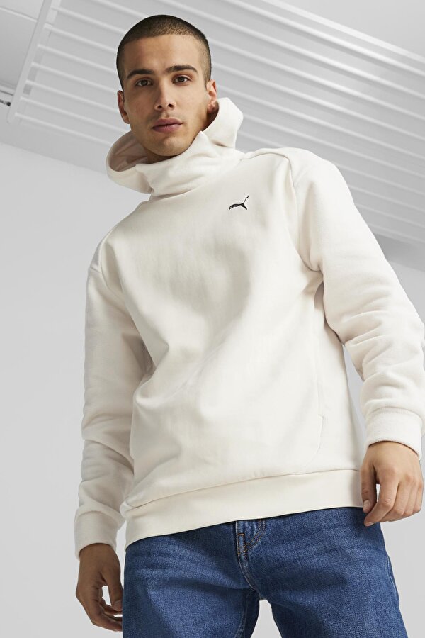 Puma RAD/CAL Polarfleece Beyaz Erkek Sweatshirt