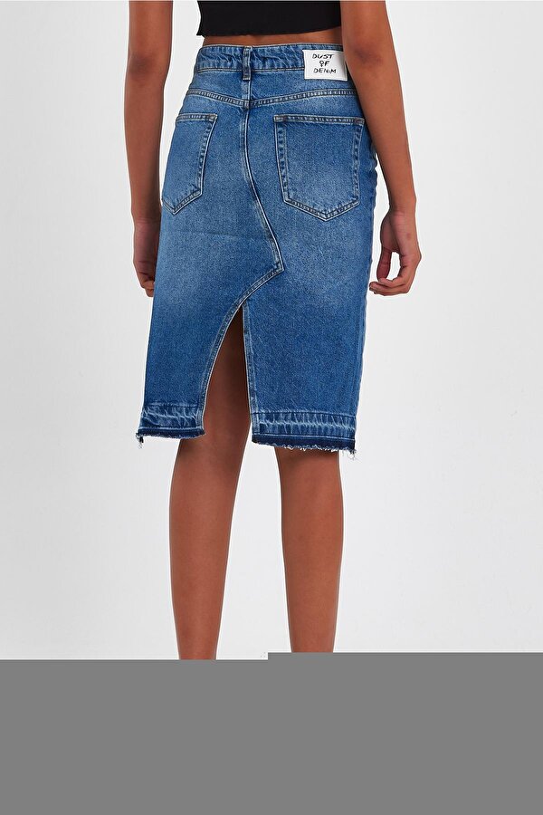 Alexander Gardi ALEXANDERGARDİ ÖZEL KOLEKSİYON YIRTIK DETAYLI DENİM ETEK (46-200)