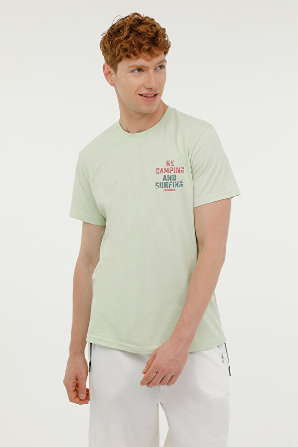 Kinetix ML GEARY-B 11SMMRX3 3FX Yeşil Erkek Kısa Kol T-Shirt