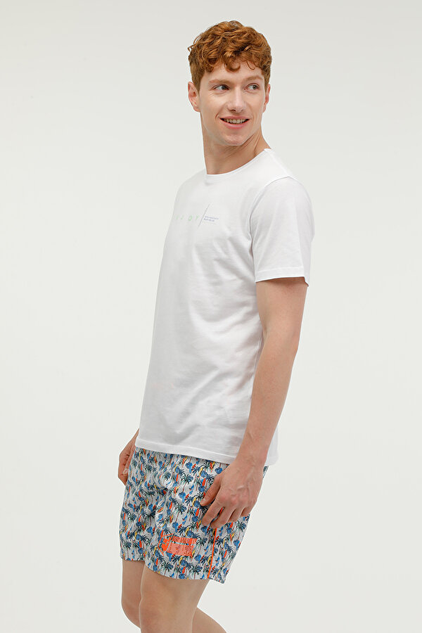 Lumberjack BEACHWEAR CMD6548-003 Çok Renkli Erkek Deniz Şortu