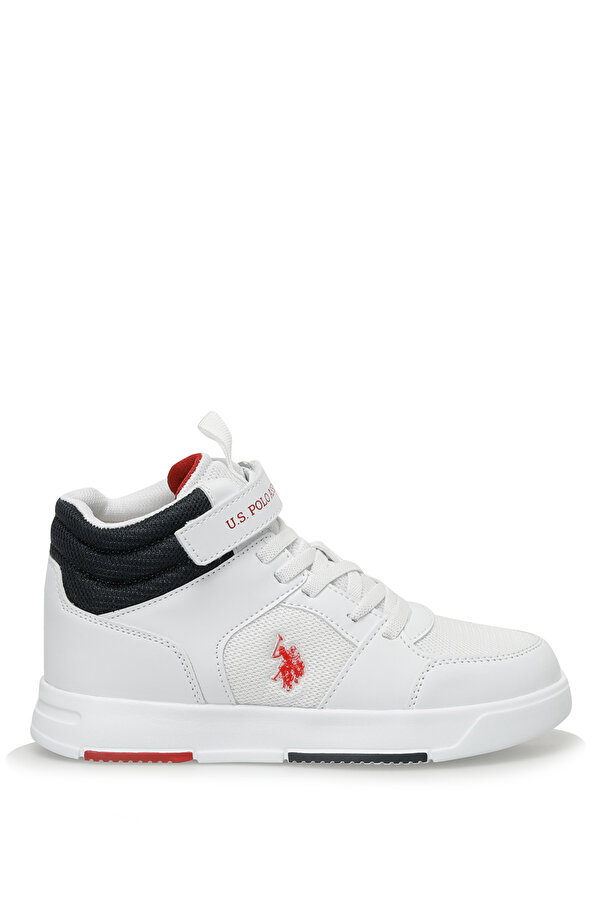 U.S. Polo Assn. DAMA JR 3FX Beyaz Erkek Çocuk High Sneaker