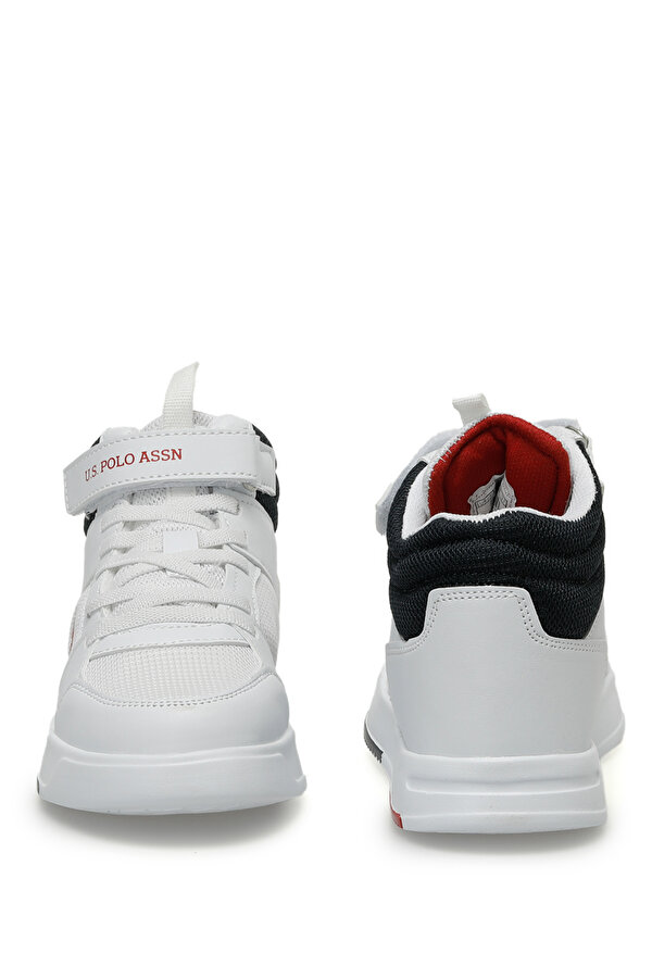 U.S. Polo Assn. DAMA JR 3FX Beyaz Erkek Çocuk High Sneaker