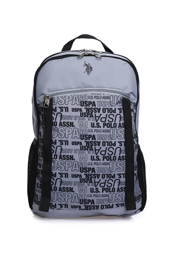 PLÇAN23225 GRİ - SİYAH Unisex Sırt Çantası
