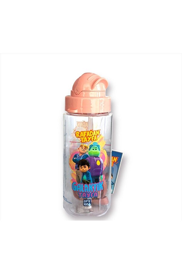 Gıpta Rafadan Tayfa Ince Pipetli Tritan Matara 500 Cc Galaktik Tayfa - Pudra