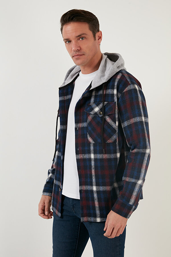 Buratti Erkek Gömlek CF22W2650 LACİVERT-EKRU