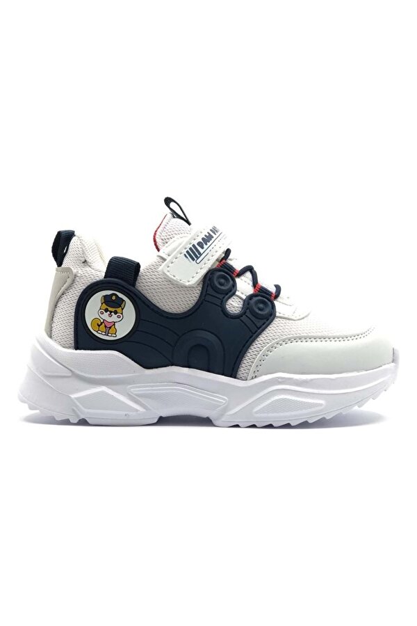 Cool Merry Beyaz-Laci Ortapedik Sneaker Erkek Çocuk Spor Ayakkabı