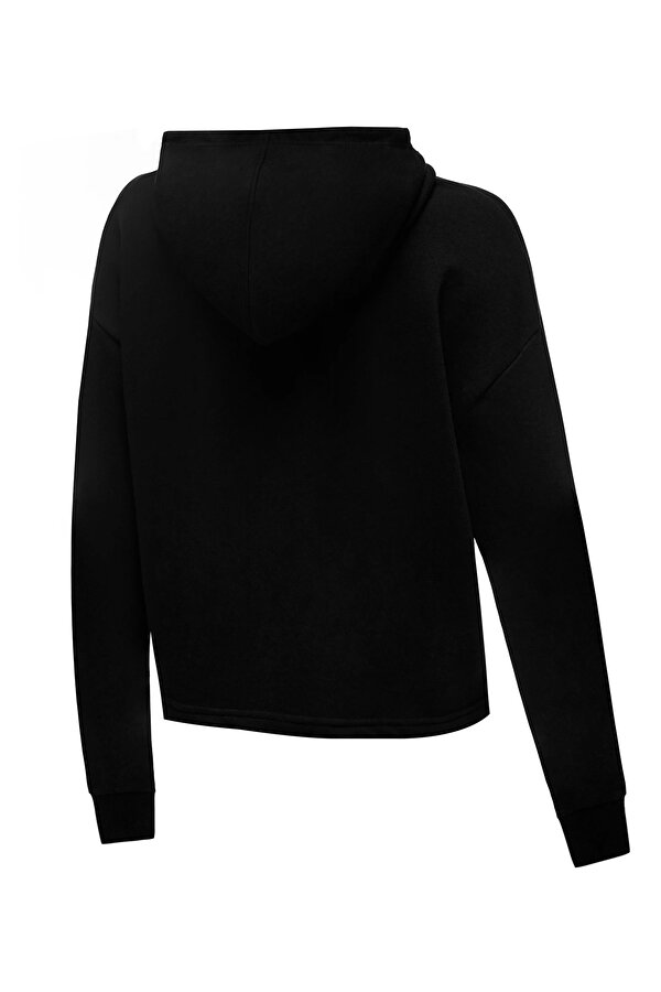 Puma ESS Cropped Logo Hoodie T Siyah Kadın Sweatshirt