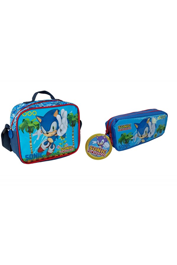 Sonic Beslenme Çantası ve Kalem Kutu