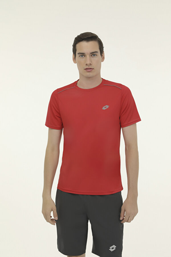 Lotto M-ENZO TEE PL 3FX Kırmızı Erkek Kısa Kol T-Shirt