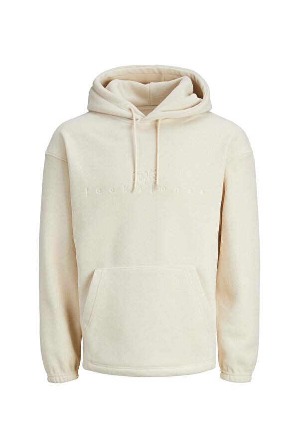 Jack & Jones JORSILVERLAKE FLEECE HOOD Gri Erkek Sweatshirt