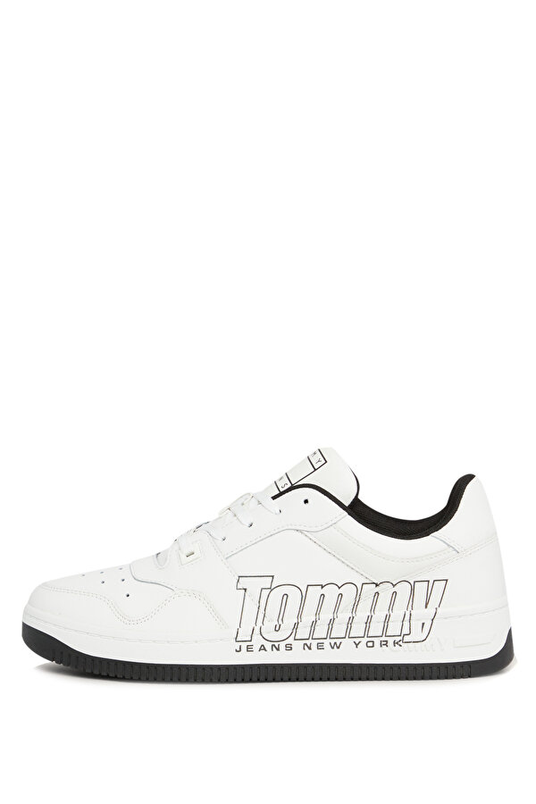 Tommy Hilfiger TJM BASKET LOGO Beyaz Erkek Sneaker