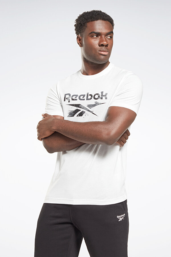 Reebok RI Modern Camo T-Sh Beyaz Erkek Kısa Kol T-Shirt