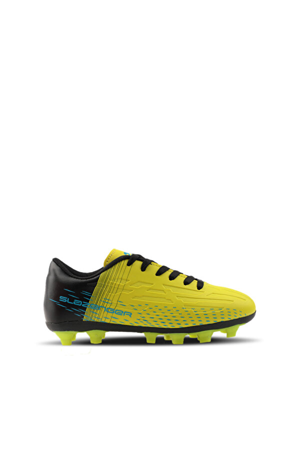 Slazenger SCORE I KRP Futbol Erkek Çocuk Krampon Ayakkabı Neon Sarı / Siyah