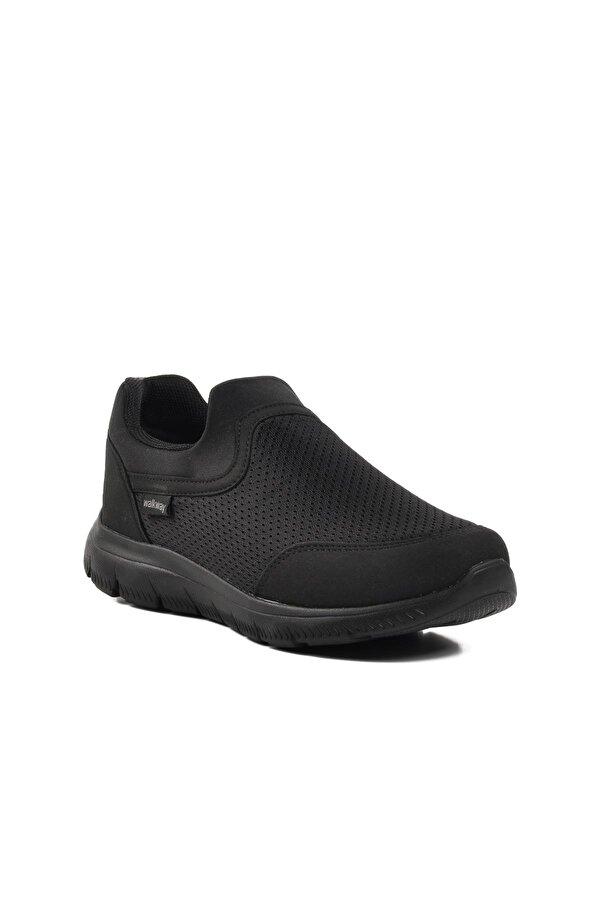 Walkway Pest Siyah-Siyah Fileli Comfort Erkek Spor Ayakkabı