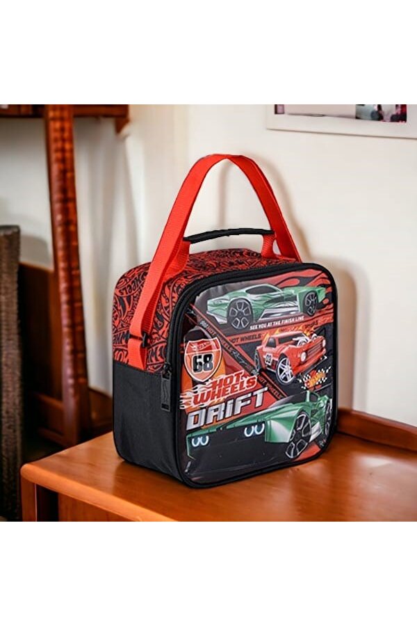 Hot Wheels İLKOKUL ÇANTASI HAWK DRIFT VE BESLENME ÇANTASI