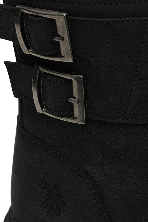 U.S. Polo Assn. PETROS 3PR Siyah Erkek Biker Bot 101397700 Flo