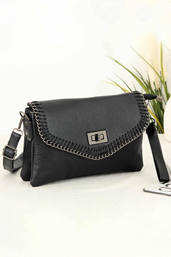 Bipanya Salvador Düz Deri El Askılı Kadın Omuz Çantası BP-4746O