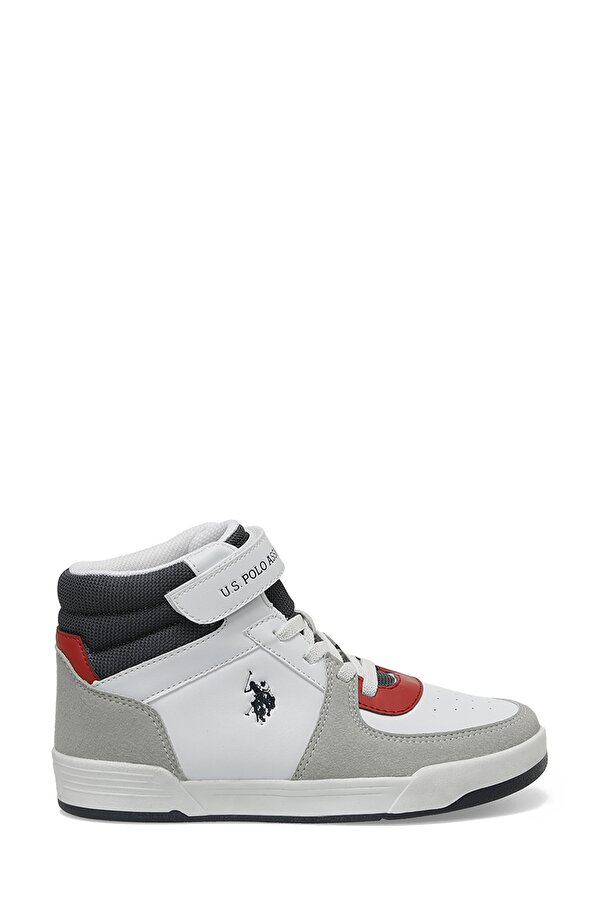U.S. Polo Assn. CLINE HI 3PR Beyaz Erkek Çocuk High Sneaker