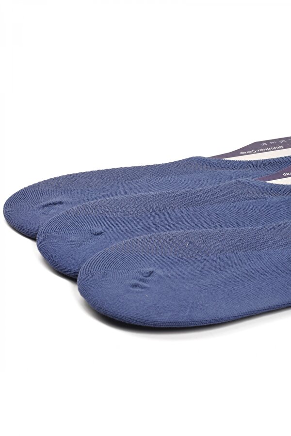 Ayakmod 24K005 İndigo Dikişsiz Kokulu Bambu 3'Lü Babet Çorap