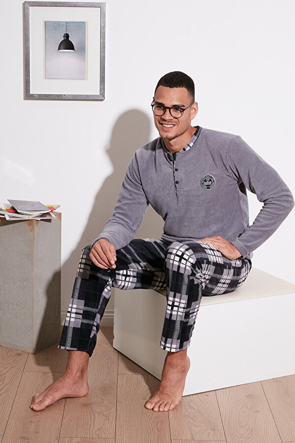 Buratti Erkek Pijama Takımı 6096100 GRİ