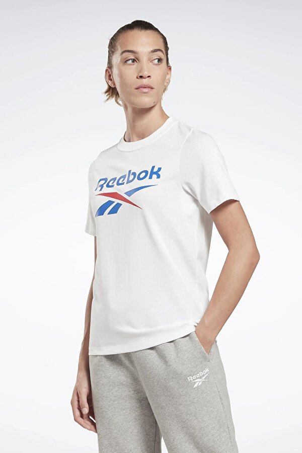 Reebok RI BL Tee Beyaz Kadın Kısa Kol T-Shirt