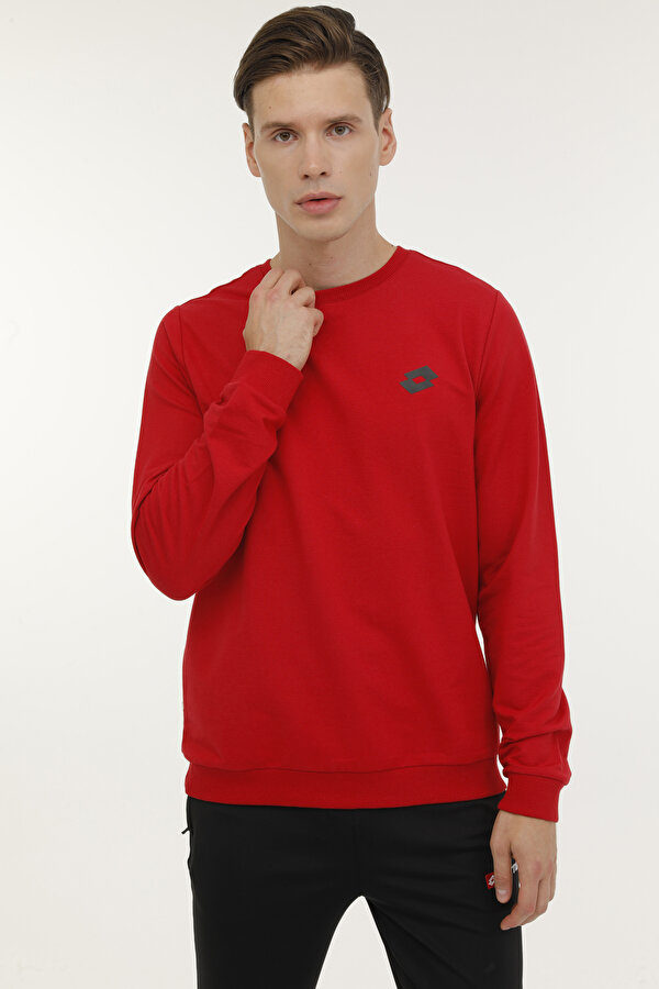 Lotto M-WATTS C NECK SWT 3PR Kırmızı Erkek Sweatshirt